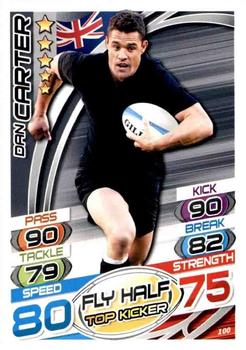 2015 Topps Rugby Attax #100 Dan Carter Front